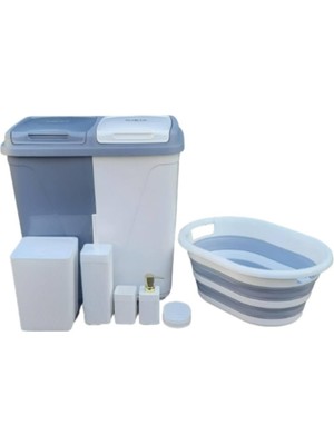 Özbience Şık ve Kullanışlı 7 Parça Banyo ve Çeyiz Seti, Eviniz Için Ideal Seçim