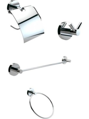 Özbience Şık 4 Parça Banyo Seti, Modern ve Fonksiyonel Tasarım