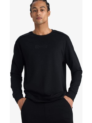 DeFacto Standart Fit Bisiklet Yaka Modal Sweatshirt G6395AX25WN