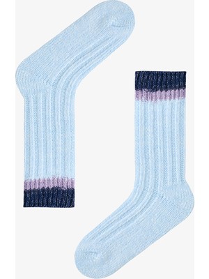 Penti Mavi Melanj Warm Rustic RiErkek Çocuk Soket Çorap