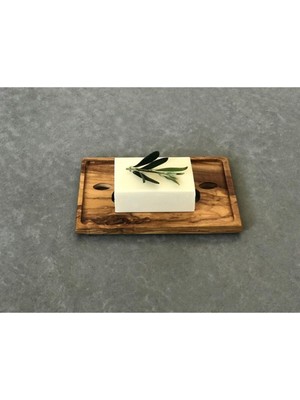 Özbience Doğal Ahşap Yaprak Sabunluk, Şık ve Sağlam Tasarım