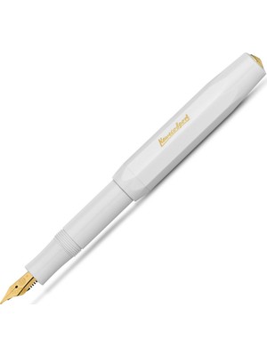 Kaweco Classic Sport Beyaz Dolma Kalem F Uç 13 cm Uzunlukta Şık ve Kullanışlı 10000006