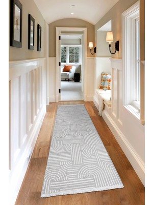 Dekozer Revna Yolluk Halı Yıkanabilir, Kaymaz Taban, Modern Koridor ve Antre Kilimi