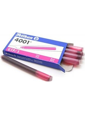 Pelikan Uzun Dolma Kalem Kartuşu Pembe 4001