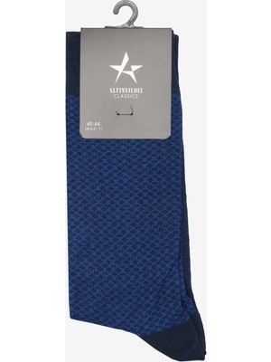 Altınyıldız Classics Desenli Yumuşak Dokulu Esnek Tekli Çorap