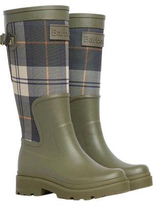 Barbour Dena Tall Welly Çizme TN51 Ancient Tartan