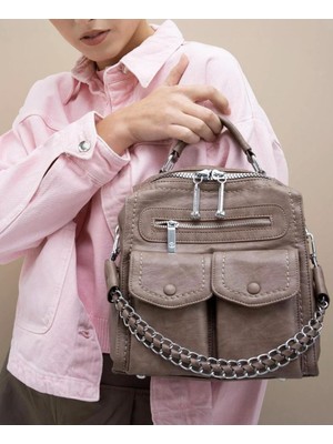 Guja Mathew Cox BYN2267 Kadın Fonksiyonel Premium Kadın Yumuşak Deri İthal Çanta