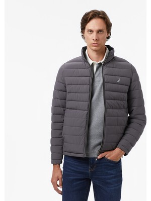 Nautica Erkek Siyah Regular Fit Çift Taraflı Mont V622744.BBY