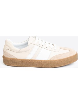 Letoon Şerit Detaylı Klasik Deri Spor Ayakkabı