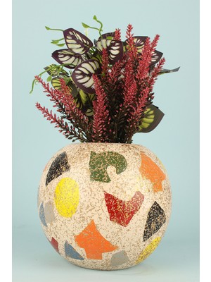 HMY Design Cannelle Handmade Seramik Vazo Renkli