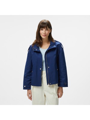 Nautica Kadın Lacivert Regular Fit Dik Yaka Mont 55J016T.4JN