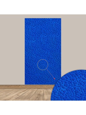 Tink 3D Kendinden Yapışkanlı Akustik Keçe Panel Leopar Desenli 52X98 cm 10 Adet(5 M²) Mavi