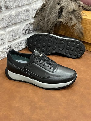 Umut Ayakkabı Hakiki Deri Ortopedik Rahat Hafif Yumuşak Erkek Ayakkabı