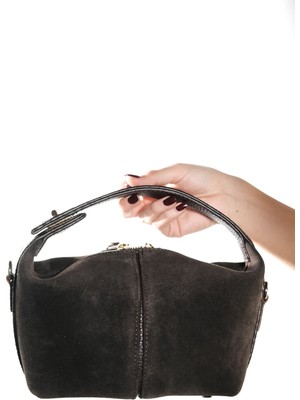 Luvi Island Kahverengi Süet Hakiki Deri Kadın Kol Çantası