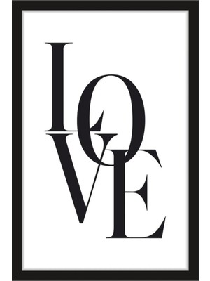 AR AJANS KANVAS TABLO Love Temalı Dekoratif 7  Mdf Poster