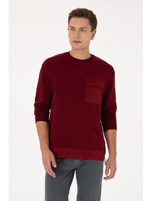 U.s. Polo Assn. Erkek Bordo Sweatshirt 50316401-VR014
