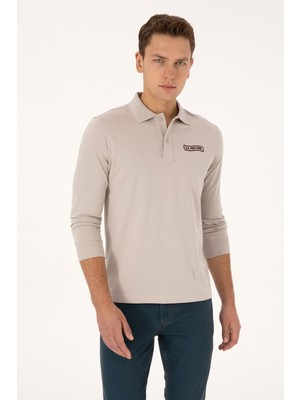 U.s. Polo Assn. Erkek Taş Sweatshirt 50315454-VR049