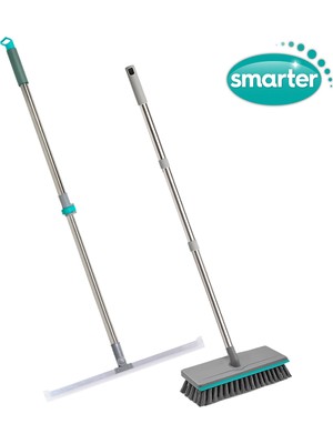 Smarter Yer Sileceği + Pratik Yüzey Fırçası Çekçek Banyo Mutfak Fayans Balkon