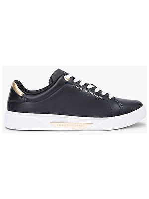Tommy Hilfiger Leather Patent Kadın Platform Topuklu Sneaker