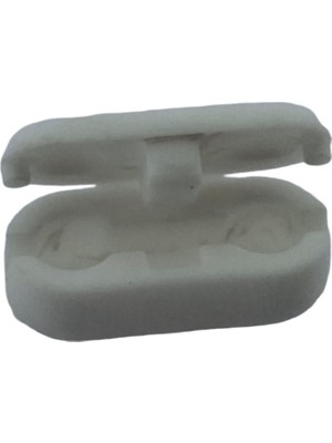 MorPerde Plastik Beyaz Stor Perde Zincir Kilidi