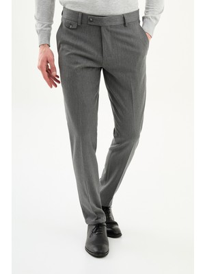 MCR Düz Super Slim Fit Cep Detaylı Klasik Erkek Pantolon
