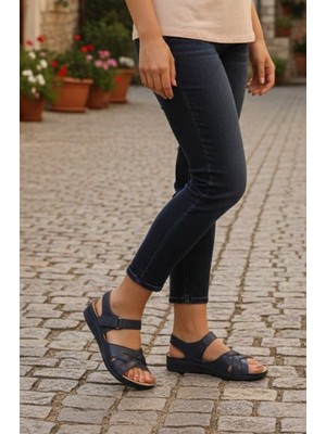 Stil Shoes Kadın Dolgu Topuk Terlik Sandalet Şık Rahat Hafif Genç Anne Sandalet