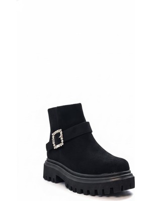 Ustalar Ayakkabı Siyah Süet Kız Çocuk Günlük Bot 051.7841