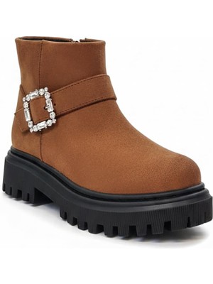 Ustalar Ayakkabı Taba Süet Kız Çocuk Günlük Bot 051.7841