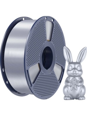 Sunlu Silk Pla+ Filament Gümüş - 1kg 1.75MM
