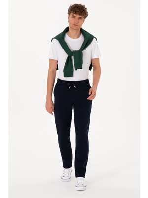 U.S. Polo Assn. Erkek Lacivert Şardonlu Eşofman Altı 50313761-VR033