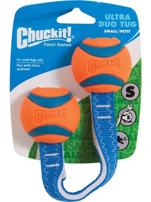 Chuckit ! Ultra Duo Tug 2'li Köpek Çekiştirme Topu (Küçük Boy)