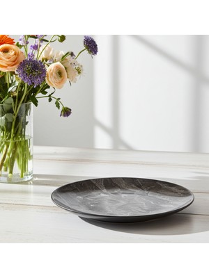 Külsan M11920.JUP -Tilda Matt  6'lı Jupiter Yuvarlak Pilav ve Kahvaltı Tabak Seti 20 Cm, Thermoset Melamin