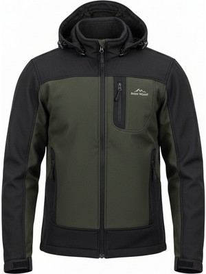 Snowmount Siyah Haki Trail Softshell Su İtici Rüzgar Geçirmez Mont Ceket
