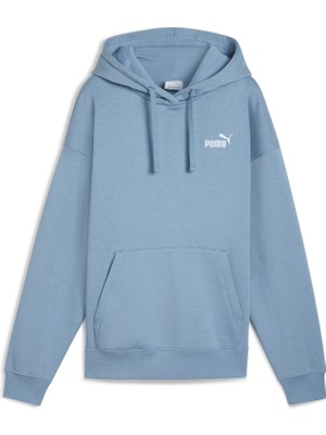 Puma Kadın Mavi Puma Ess Small No. 1 Logo Hoodie Kadın Mavi Sweatshirt