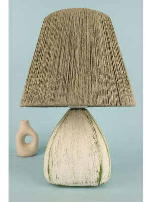 HMY Design Serre Handmade Seramik Abajur Yeşil