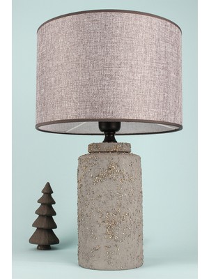 HMY Design Languette Handmade Seramik Abajur Gri