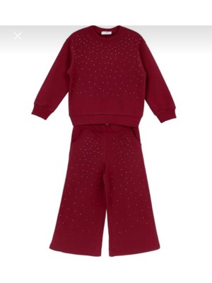 Serpme Taş Süslemeli Eşofman Takımı