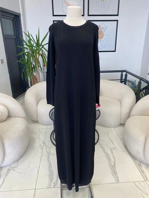 Nuss Kendinden Desenli Elbise