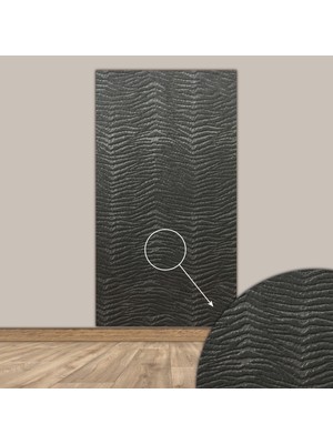 Tink 3D Kendinden Yapışkanlı Akustik Keçe Panel Duvar Kağıdı Desenli 52X98 cm 10 Adet(5 M²) Koyu Gri