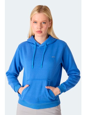 Slazenger Mısty  I Kadın Kapüşonlu Ekru Sweatshırt