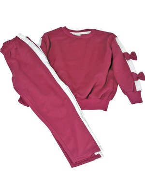 MG Mini Giyim Kolları Kurdeleli Ikili Kız Çocuk Takım