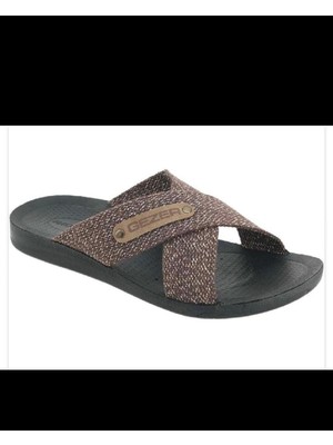 Gezer Erkek Çapraz Bant Ev Dışarı Terlik