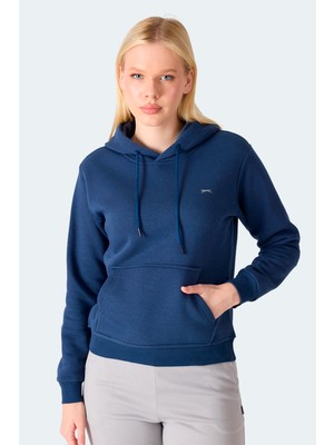 Slazenger Mısty  I Kadın Kapüşonlu Ekru Sweatshırt