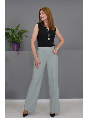 Önder Özsoy Bol Paça Pantolon-Çağla