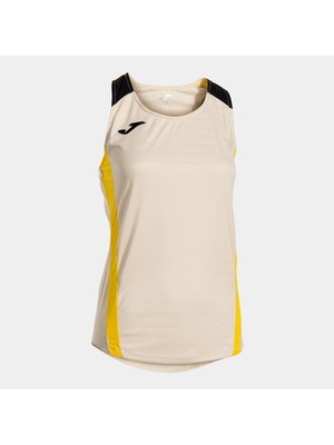 Joma 902521.002 Montreal Kadın Kolsuz Bej Spor Tişört