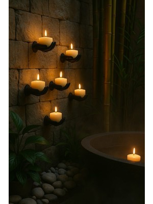 5'li El Figür Duvar Mumluk Seti