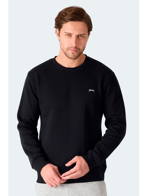 Slazenger MEGAR I Erkek  Siyah Sweatshırt