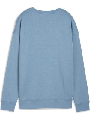 Puma Kadın Mavi Puma Ess Small Logo Relaxed Crew Kadın Mavi Sweatshirt