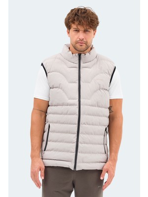 Slazenger HAVONIX Erkek Şişme Bej Yelek