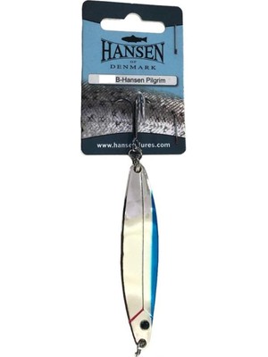 Hansen Pilgrim 6.1cm 10G Kaşık Lüfer Palamut Çinekop Avcıları İçin El Yapımı Silver Blue